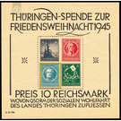 Blockausgabe  - Germany / Sovj. occupation zones / Thuringia 1945 - 20 Pfennig