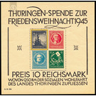 Blockausgabe  - Germany / Sovj. occupation zones / Thuringia 1945 - 4 Pfennig