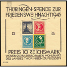 Blockausgabe  - Germany / Sovj. occupation zones / Thuringia 1945 - 6 Pfennig