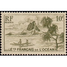 Boat at sea - Polynesia / French Oceania 1948 - 10