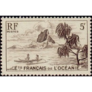 Boat at sea - Polynesia / French Oceania 1948 - 5