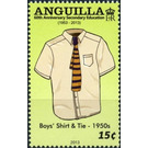 Boys' Shirt & Tie - 1950s - Caribbean / Anguilla 2013 - 15