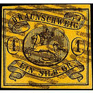 Braunschweig coat of arms - Germany / Old German States / Brunswick 1853 - 1