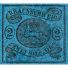 Braunschweig coat of arms - Germany / Old German States / Brunswick 1853 - 2