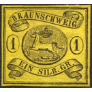 Braunschweig coat of arms - Germany / Old German States / Brunswick 1861 - 1