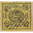 Braunschweig coat of arms - Germany / Old German States / Brunswick 1864 - 1