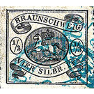 Braunschweig coat of arms - Germany / Old German States / Brunswick 1864