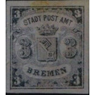 Bremen coat of arms - Germany / Old German States / Bremen 1855 - 3