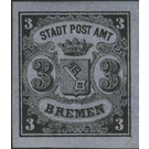 Bremen coat of arms - Germany / Old German States / Bremen 1855 - 3