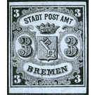 Bremen coat of arms - Germany / Old German States / Bremen 1855 - 3