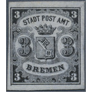 Bremen coat of arms - Germany / Old German States / Bremen 1855 - 3