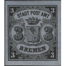 Bremen coat of arms - Germany / Old German States / Bremen 1855 - 3