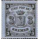 Bremen coat of arms - Germany / Old German States / Bremen 1864 - 3