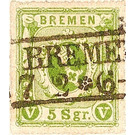 Bremen coat of arms - Germany / Old German States / Bremen 1864 - 5