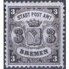 Bremen coat of arms - Germany / Old German States / Bremen 1866 - 3