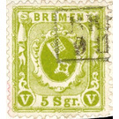 Bremen coat of arms - Germany / Old German States / Bremen 1867 - 5