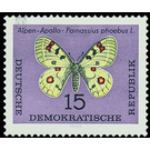 butterflies  - Germany / German Democratic Republic 1964 - 15 Pfennig