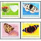 butterflies  - Liechtenstein 2009 Set