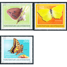 butterflies  - Liechtenstein 2010 Set