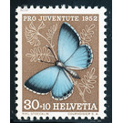 butterfly  - Switzerland 1952 - 30 Rappen