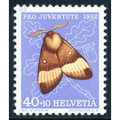 butterfly  - Switzerland 1952 - 40 Rappen