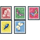 butterfly  - Switzerland 1956 Set