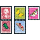 butterfly  - Switzerland 1957 Set