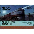 C.M.St.P&P Class A 4-4-2 1935 USA - Polynesia / Tuvalu, Nukufetau 1986