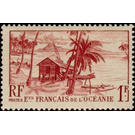 Cabanne fishing - Polynesia / French Oceania 1948 - 1