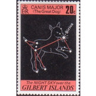 Canis Major with Sirius. - Micronesia / Gilbert Islands 1978 - 20