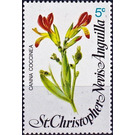 Canna coccinea - Caribbean / Saint Kitts and Nevis 1979 - 5