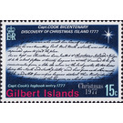 Capt. Cook's logbook entry - Micronesia / Gilbert Islands 1977 - 15