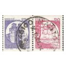 Castles-of-S-Severa-and-Serralunga-from-coil  - Italy 1980 - 200 lira