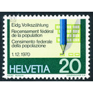 census  - Switzerland 1970 - 20 Rappen