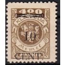 CENT. Type I on Memeledition - Germany / Old German States / Memel Territory 1923 - 10