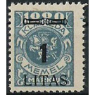 CENT. Type II on Memeledition - Germany / Old German States / Memel Territory 1923 - 1