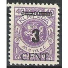 CENT. Type II on Memeledition - Germany / Old German States / Memel Territory 1923 - 3