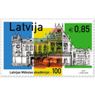 Centenary of Latvian Academy of Art - Latvia 2019 - 0.85