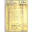 Centenary of the Proclamation of Lithuanian Republic - Lithuania 2018 - 1.16