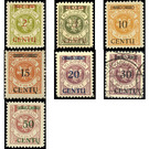 "Centu" on Memeledition - Germany / Old German States / Memel Territory 1923 Set