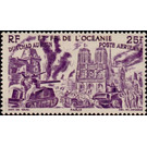 Chad to Rhine (Liberation of Paris) - Polynesia / French Oceania 1946 - 25