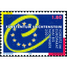 Chairmanship of the Council of Europe  - Liechtenstein 2001 - 180 Rappen