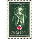 Charity Edition - Germany / Saarland 1951 - 2,500 Pfennig