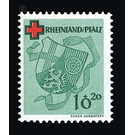 Charity Edition  - Germany / Western occupation zones / Rheinland-Pfalz 1949 - 10 Pfennig