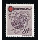 Charity Edition  - Germany / Western occupation zones / Rheinland-Pfalz 1949 - 20 Pfennig