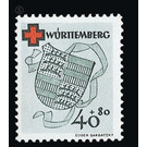 Charity Edition  - Germany / Western occupation zones / Württemberg-Hohenzollern 1949 - 40 Pfennig