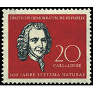 Charles Robert Darwin and Carl Linnaeus  - Germany / German Democratic Republic 1958 - 20 Pfennig