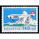 Charter flight  - Switzerland 1988 - 140 Rappen
