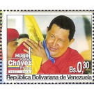 Chavez with flag - South America / Venezuela 2013 - 0.30