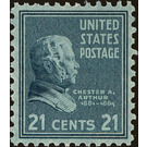 Chester A. Arthur (1829-1886), 21st President of the U.S.A. - United States of America 1938